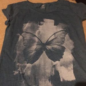 BLUE BUTTERFLY SHIRT